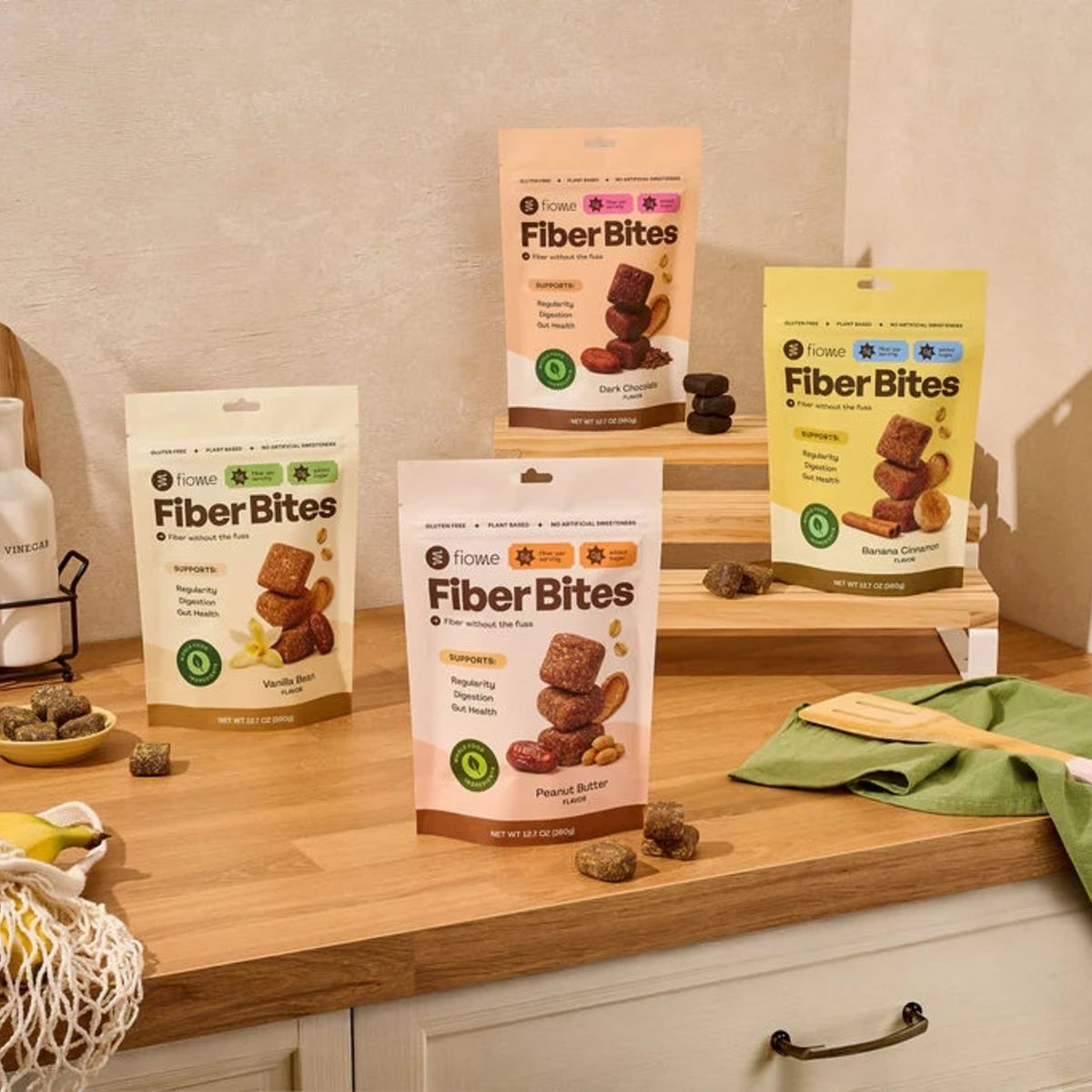 Fiome Fiber Bites, Dark Chocolate